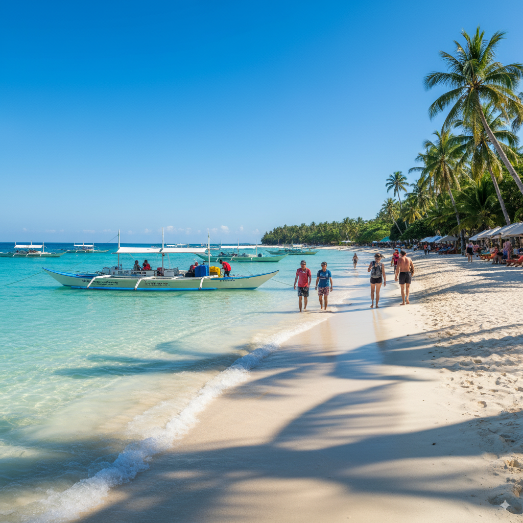 Day 1 - Arrival & White Beach